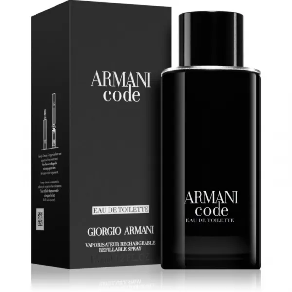 Armani Code toaletná voda plniteľná pre mužov 125 ml