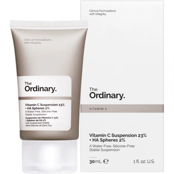 The Ordinary Vitamin C Suspension 23% + HA Spheres 2% rozjasňujúce sérum s vitamínom C 30 ml