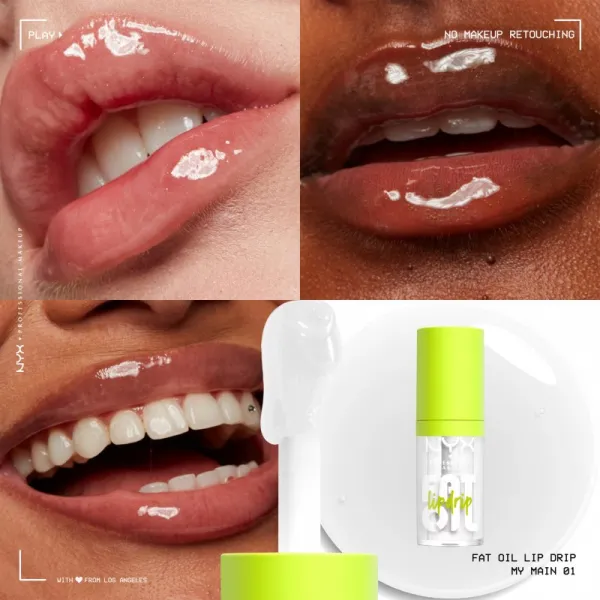 NYX Professional Makeup Fat Oil Lip Drip olej na pery odtieň 01 My Main 4,8 ml