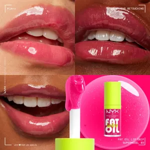 NYX Professional Makeup Fat Oil Lip Drip olej na pery odtieň 03 Supermodel 4,8 ml