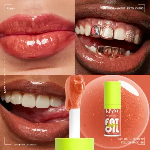 NYX Professional Makeup Fat Oil Lip Drip olej na pery odtieň 06 Follow Back 4,8 ml