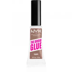 NYX Professional Makeup The Brow Glue gél na obočie odtieň 02 Taupe 5 g