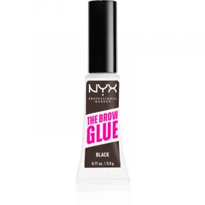 NYX Professional Makeup The Brow Glue gél na obočie odtieň 05 Black 5 g