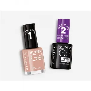 Rimmel Super Gel gélový lak na nechty bez použitia UV/LED lampy odtieň 022 Shamelessly 12 ml
