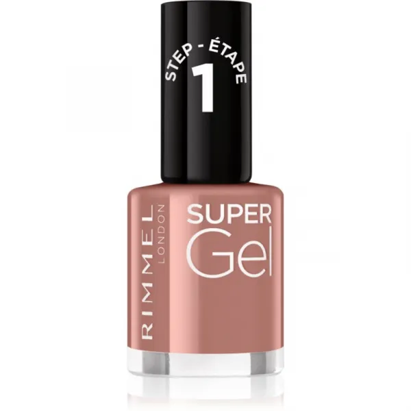 Rimmel Super Gel gélový lak na nechty bez použitia UV/LED lampy odtieň 033 R&B Rose 12 ml
