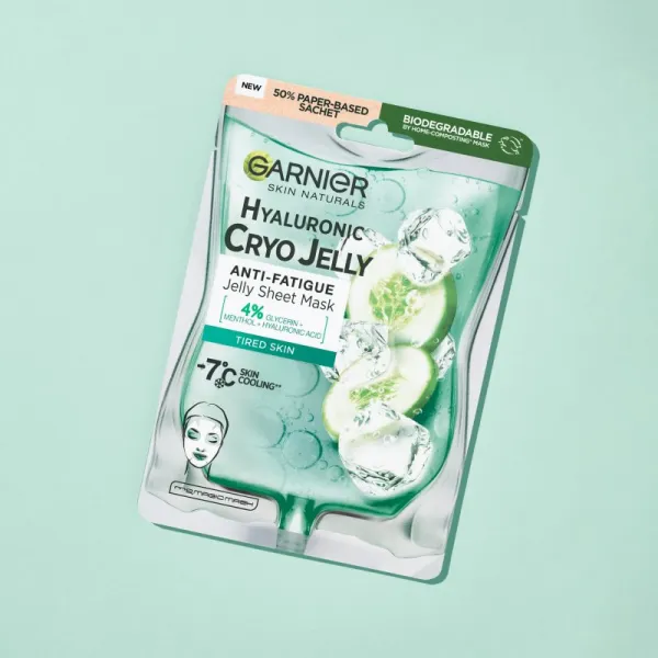 Garnier pleťová maska - Hyaluronic Cryo Jelly Face Mask