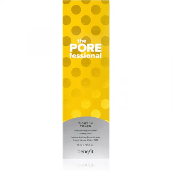 Benefit The POREfessional Tight 'n Toned Mini tónovacia pena pre vyhladenie pleti a minimalizáciu pórov 60 ml