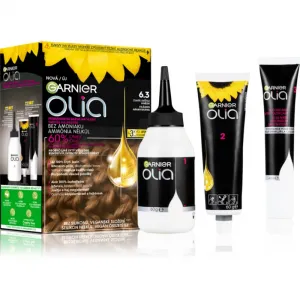 Garnier Olia permanentná farba na vlasy 16 .3 Zlatá svetlohnedá, 60 +60 +54 ml