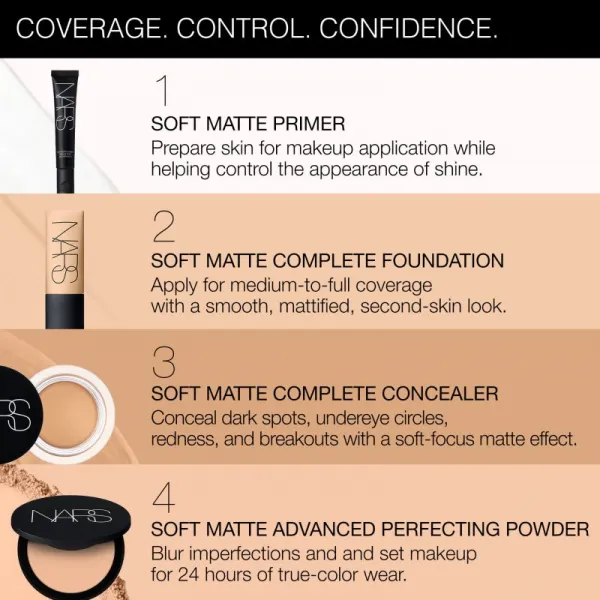 NARS SOFT MATTE POWDER zmatňujúci púder odtieň COVE 9 g