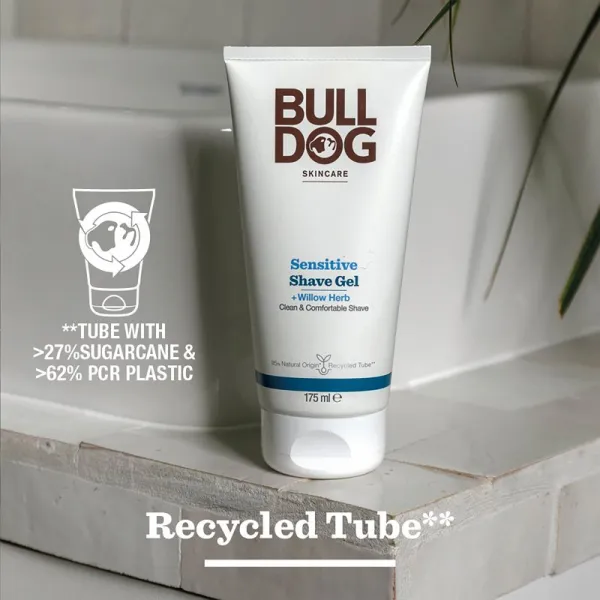 Bulldog Sensitive Shave Gel gél na holenie pre mužov 175 ml