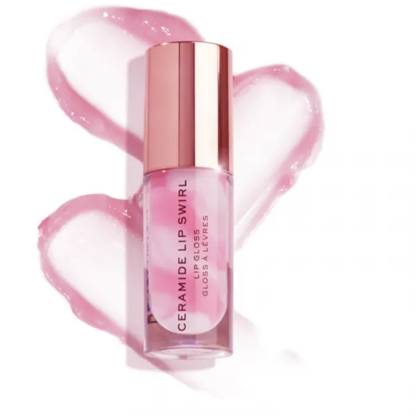 Revolution Ceramide Swirl hydratačný lesk na pery odtieň Pure Gloss Clear 4.5 ml