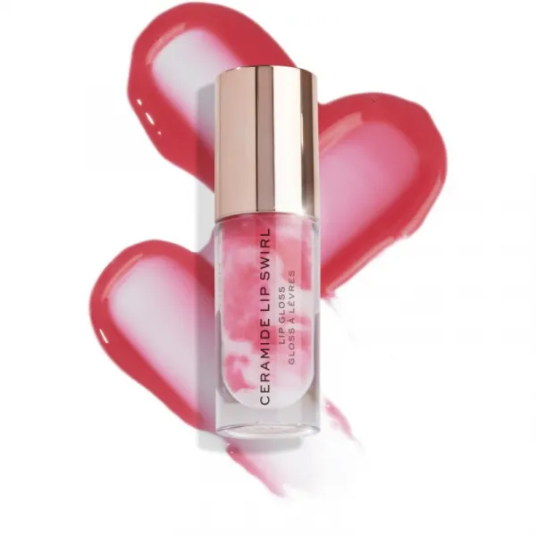 Revolution Ceramide Swirl hydratačný lesk na pery odtieň Sweet Soft Pink 4.5 ml