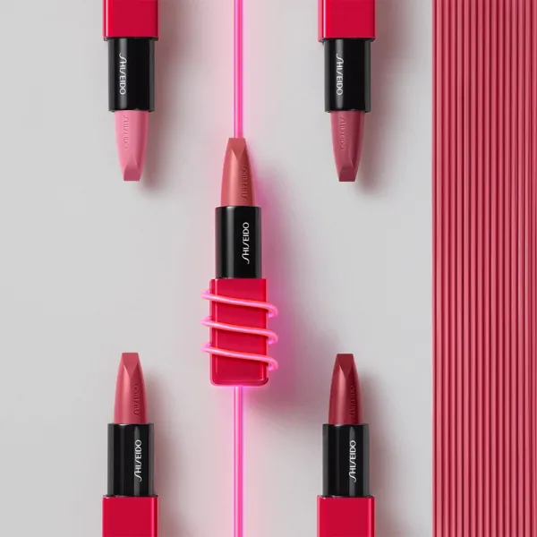 Shiseido Makeup Technosatin gel lipstick saténový rúž odtieň 404 Data Stream 4 g