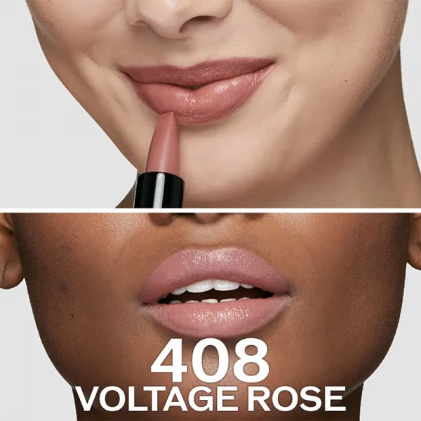 Shiseido Makeup Technosatin gel lipstick saténový rúž odtieň 408 Voltage Rose 4 g