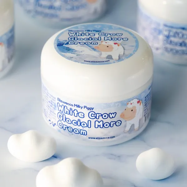 Elizavecca Milky Piggy White Crow Glacial More Cream rozjasňujúci hydratačný krém 100 ml