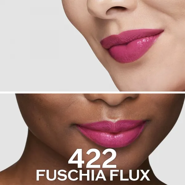 Shiseido Makeup Technosatin gel lipstick saténový rúž odtieň 422 Fuchsia Flux 4 g