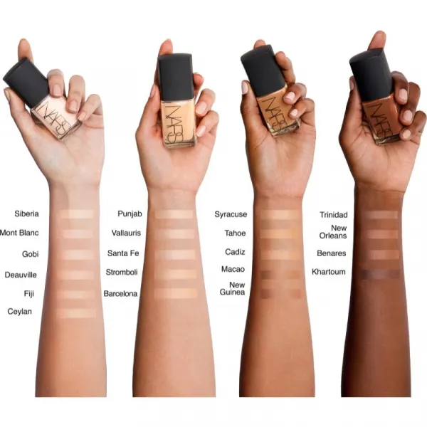 NARS Sheer Glow Foundation hydratačný make-up odtieň Deauville 30 ml