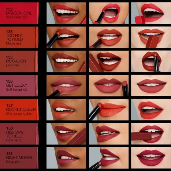 NARS Powermatte Lipstick dlhotrvajúci rúž s matným efektom odtieň NO SATISFACTION 1,5 g