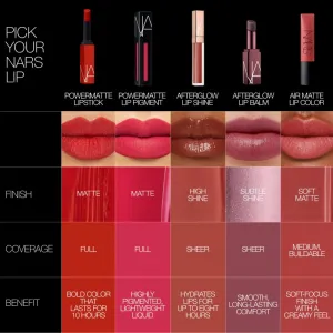 NARS Powermatte Lipstick dlhotrvajúci rúž s matným efektom odtieň NO SATISFACTION 1,5 g