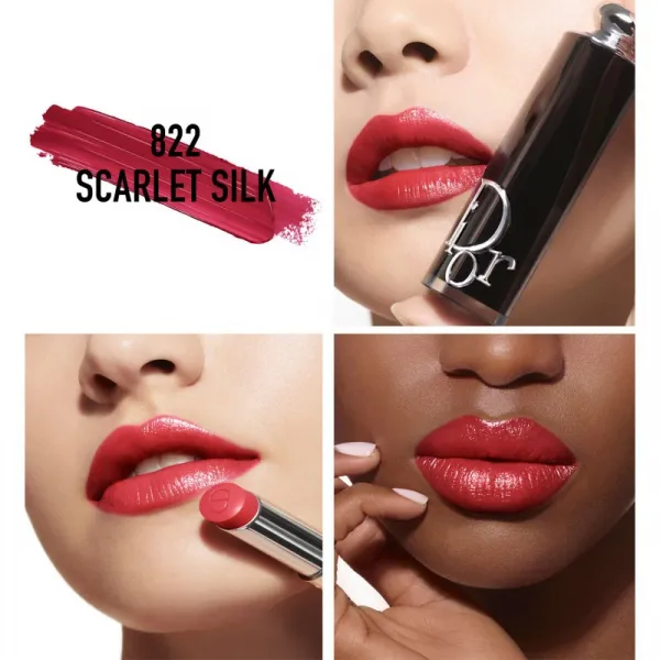 DIOR Dior Addict lesklý rúž plniteľná odtieň 822 Scarlet Silk 3.2 g