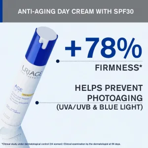 Uriage Age Lift Protective Smoothing Day Cream SPF30 ochranný denný krém proti vráskam a tmavým škvrnám SPF 30 40 ml