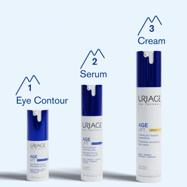 Uriage Age Lift Protective Smoothing Day Cream SPF30 ochranný denný krém proti vráskam a tmavým škvrnám SPF 30 40 ml
