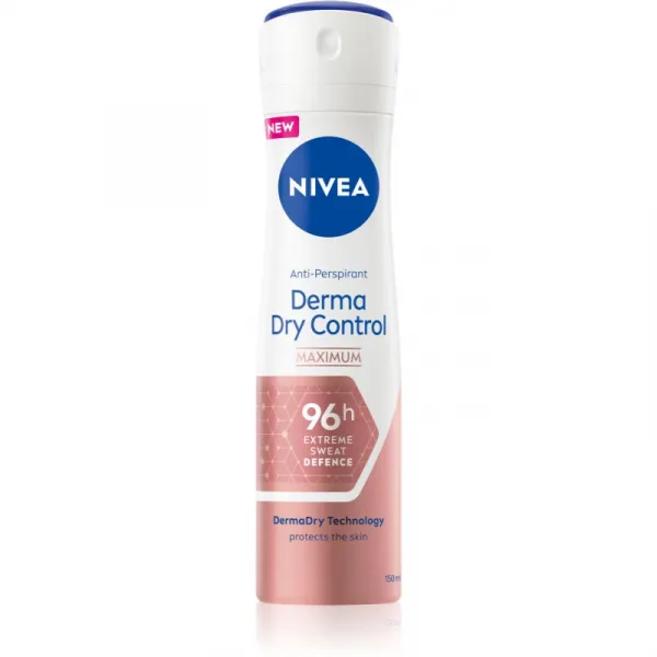 Nivea Derma Dry Control antiperspirant v spreji 150 ml