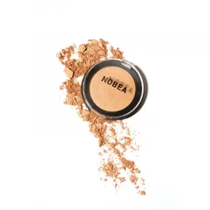 NOBEA Day-to-Day Mono Eyeshadow očné tiene s trblietkami odtieň Toasted almond 3,5 g