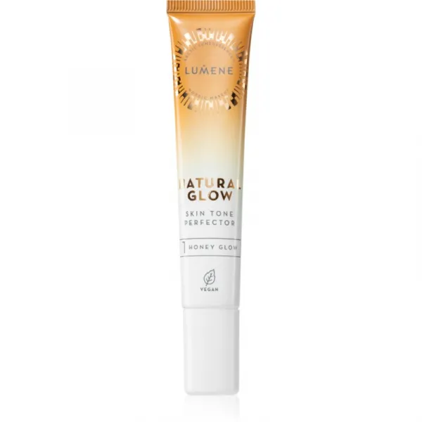 Lumene Natural Glow Skin Tone Perfector tekutý rozjasňovač odtieň 1 Honey Glow 20 ml