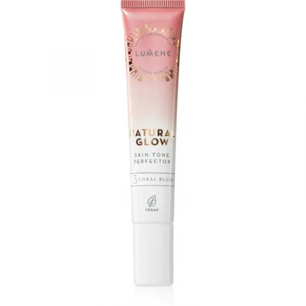 Lumene Natural Glow Skin Tone Perfector krémová lícenka odtieň 3 Coral Blush 20 ml