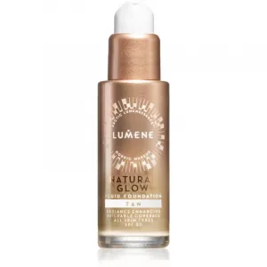 Lumene Natural Glow rozjasňujúci make-up pre prirodzený vzhľad SPF 20 odtieň 4 Tan (Neutral) 30 ml