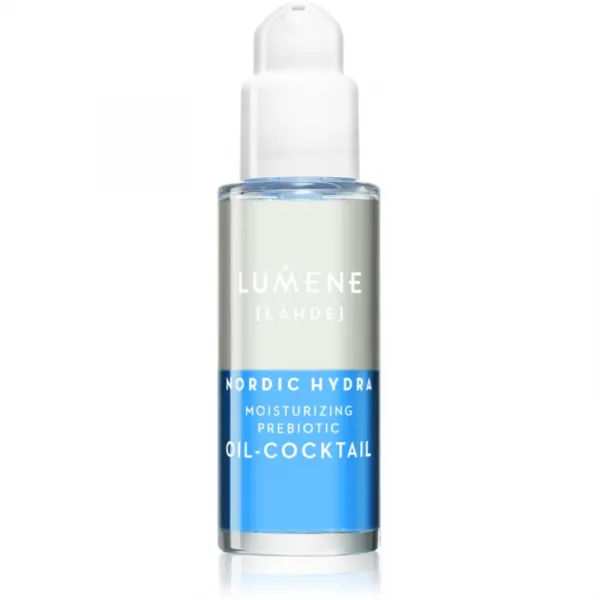 Lumene Nordic Hydra [LÄHDE] Moisturizing Prebiotic Oil-Cocktail dvojfázové sérum pre dehydratovanú suchú pleť 30 ml