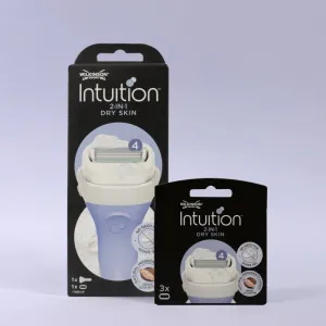 Wilkinson Sword Intuition Dry Skin náhradné žiletky 3 ks