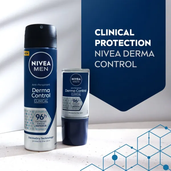 NIVEA MEN Derma Dry Control antiperspirant v spreji 150 ml