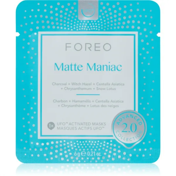 FOREO UFO™ Matte Maniac čistiaca pleťová maska 6 ks