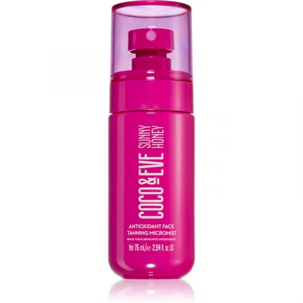 Coco & Eve Sunny Honey Antioxidant Face Tanning Micromist samoopaľovacia hmla na tvár 75 ml