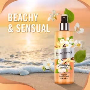 Bruno Banani Sunset Blossom Jasmine & Vanilla parfumovaný sprej na telo a vlasy pre ženy 250 ml