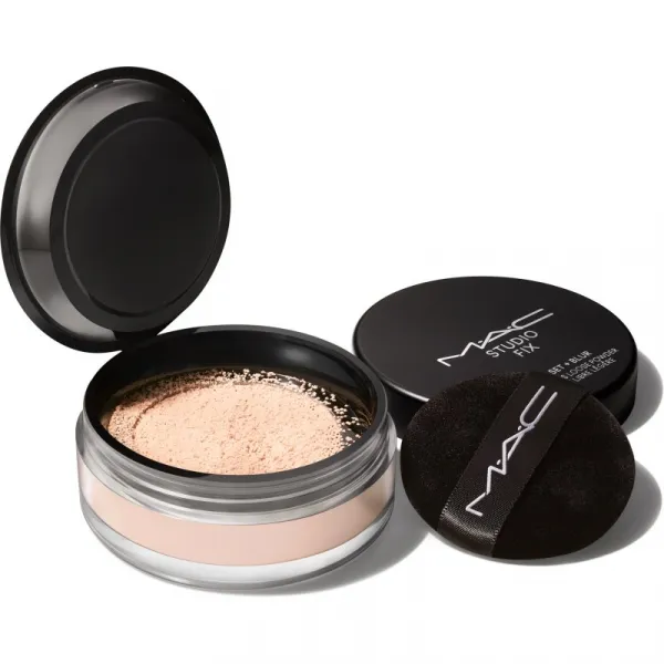 MAC Cosmetics Studio Fix Pro Set + Blur Weightless Loose Powder zmatňujúci fixačný púder odtieň Light 6,5 g