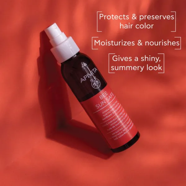 Apivita Bee Sun Safe Hair Oil hydratačný olej pre vlasy namáhané slnkom 100 ml