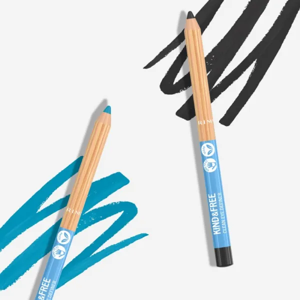 Rimmel Kind & Free ceruzka na oči s intenzívnou farbou odtieň 6 Anime Blue 1,1 g