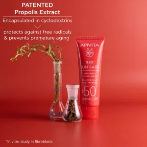 Apivita Bee Sun Safe Hydra Fresh Face Gel-Cream SPF50 hydratačný gél krém SPF 50 50 ml