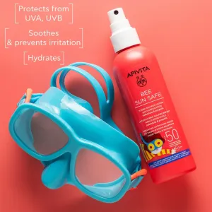 Apivita Bee Sun Safe Kids Spray SPF50 detské mlieko na opaľovanie SPF 50 200 ml