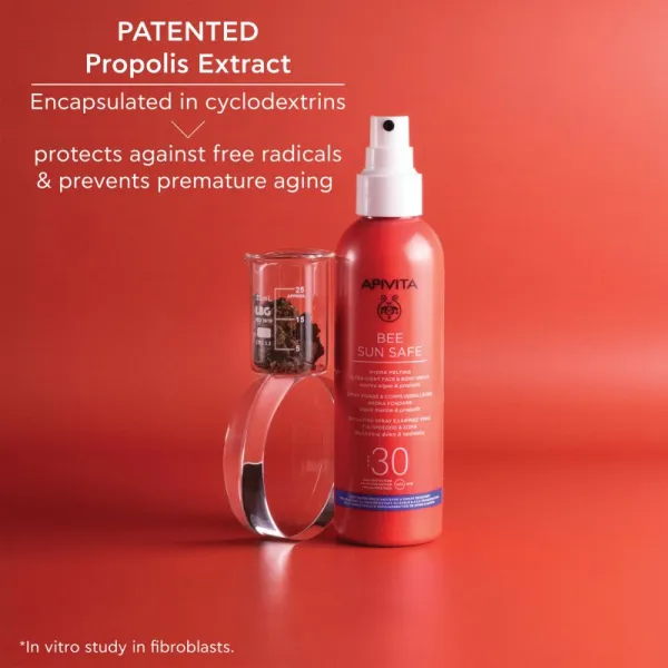 Apivita Bee Sun Safe Hydra Melting Ultra-Light Spray SPF30 ochranné opaľovacie mlieko v spreji SPF 30 200 ml