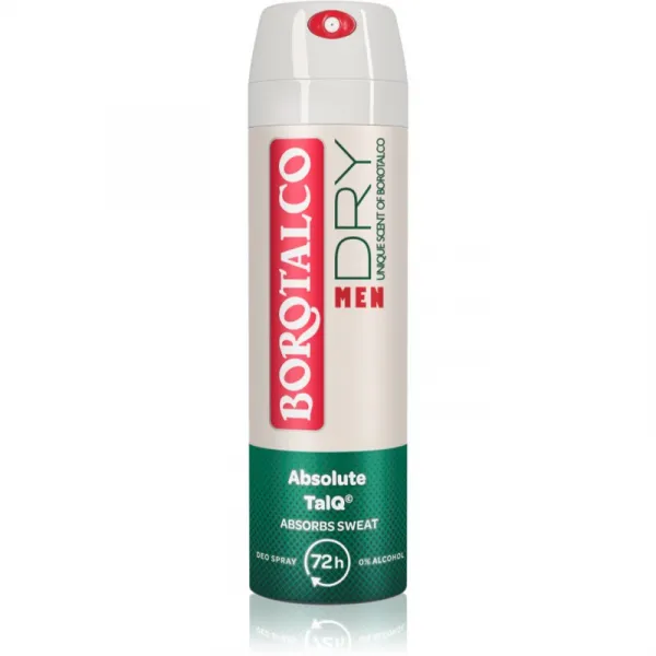 Borotalco MEN Dry dezodorant v spreji pre mužov vône Unique Scent of Borotalco 150 ml