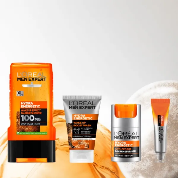 L’Oréal Paris Men Expert Hydra Energetic čistiaci gél na tvár pre mužov 100 ml