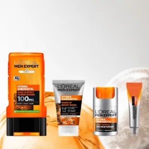 L’Oréal Paris Men Expert Hydra Energetic čistiaci gél na tvár pre mužov 100 ml
