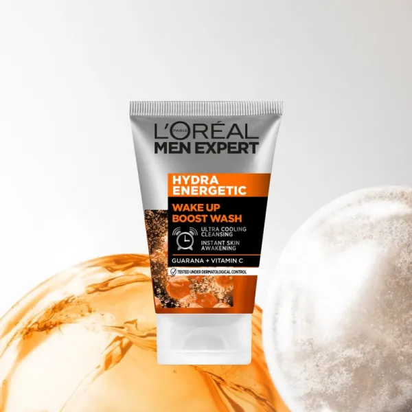 L’Oréal Paris Men Expert Hydra Energetic čistiaci gél na tvár pre mužov 100 ml