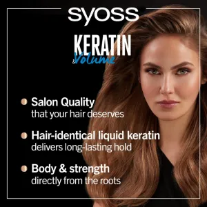 Syoss Keratin & Volume Blow Dry sprej pre tepelnú ochranu 200 ml