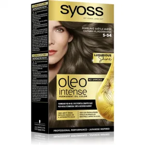 Syoss Oleo Intense Farba na vlasy popolavo svetlo hnedý 5-54