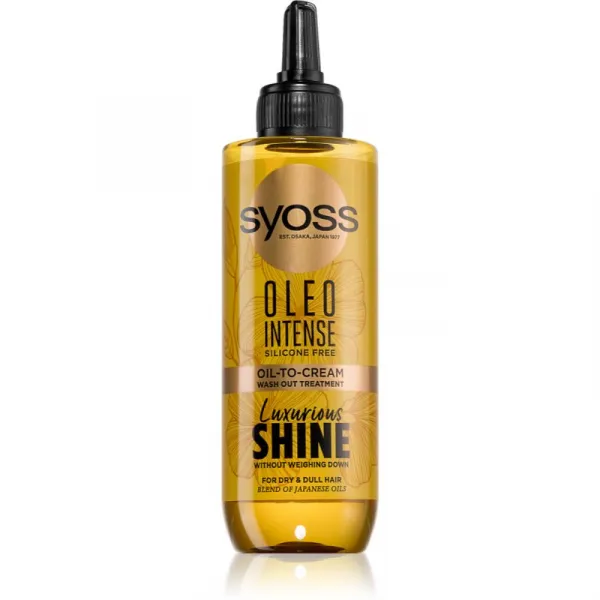 Syoss Oleo Intense Oil-To-Cream oplachová starostlivosť 200 ml